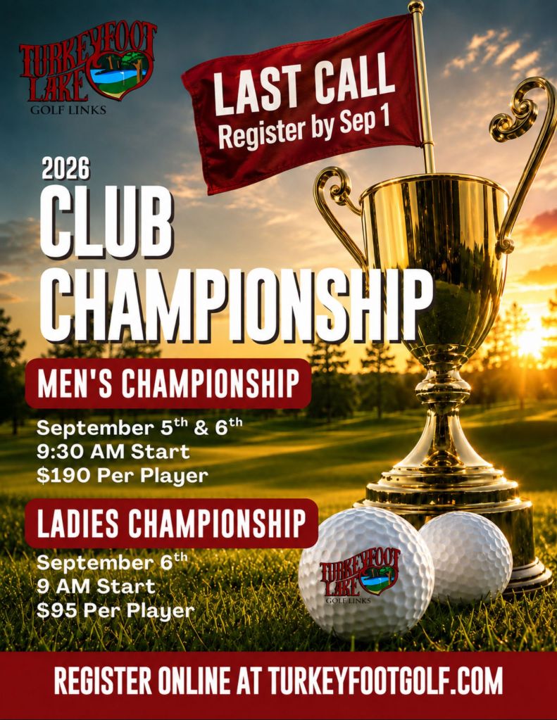Turkeyfoot Club Championship Flyers